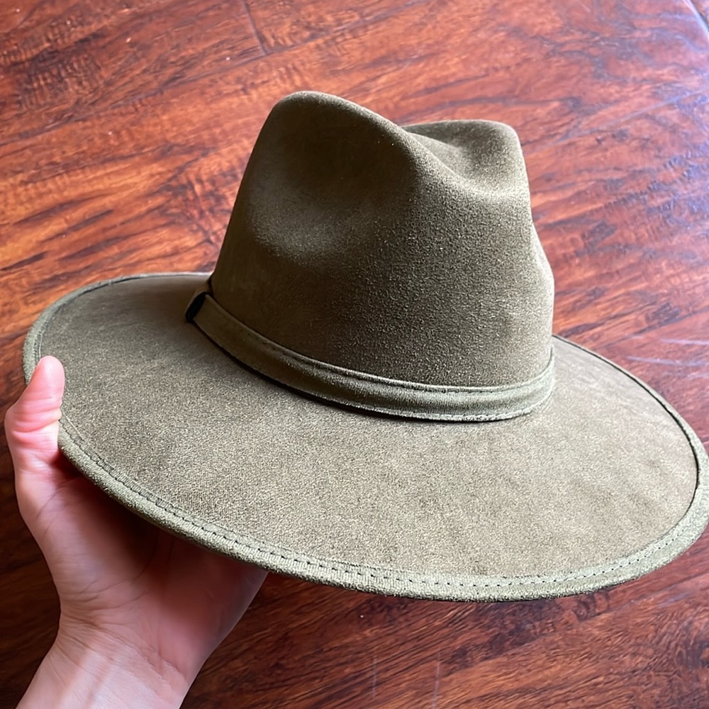 Olive Green Fedora
